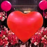 Palloncini a cuore enorme da 150cm spagnolo ti amo grandi palloncini a forma di cuore per
