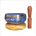 Nepal handmade Tibet Buddha sound bowl Yoga Meditation Chanting Bowl Brass Chime Handicraft music