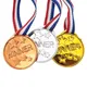 1 Pc Award Medals Children Gold Plastic Winners Medals Sports Day Party Bag Prize Awards Toys Safe