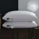 White Goose Down Pillow 2pcs Premium Bed Pillows Back Side Sleeper Pillow for Neck Shoulder Support