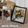 3pcs 3D Photo Frame Depth 3cm Wooden Picture Frame Nordic Shadow Box Dried Flower Specimen Holder