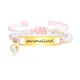Personalized Enrgave Name Bar ID Bracelet for Baby Child Charms Zirconia Handmade Braided