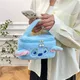Disney Stitch Women's Makeup Bag Girl Cartoon Cute Plush Strawberry Bear Handbag Makeup Bag Large