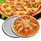 Pizza Baking Tray Multipurpose Food Grade Aluminum Alloy Round Baking Mesh Pan for Home