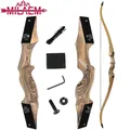 Recurve Bow 60inch 20-60lbs Archery Bow Hunter Bow Bamboo Core Limb Split Takedown R/L Hand Outdoor