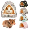 Cute Small Cage Rabbit Squirrel Winter Warm Mat Guinea Pig Nest Hamster House Small Animal Sleeping