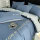 Nordic Luxury Egyptian Cotton Bedding Set King Queen Double Twin Size with Sheet Duvet Cover