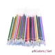 48 pcs/set Flash Ballpoint Gel Pen Highlighters Refill Color Full Shinning Refills For Adults