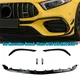 Gloss Black Front Bumper Aero Splitter Lip Kits Replacement For Mercedes-Benz A- Class W177 A45 AMG