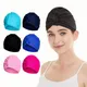 Women Fabric Swimming Cap Water Sports Swim Pool Long Hair Female High Elastic Bathing Caps Hat Dual