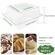 100Pcs Square Cheesecake Boxes Slice Cake Box Triangle Pie Holders Cake Boxes Cupcake Slice