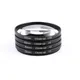 Close Up Macro Camera Lens Filter +1+2+4+10 Diopter Macro Lens Focusing Filter Comes with Nylon