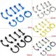 8Pcs Stainless Steel Eyebrow Rings Lip Ring Nose Hoop Tongue Ring Septum Nose Piercing Jewelry