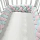 200CM Baby Bumper Bed Braid Knot Pillow Cushion for Infant Crib Protector Cot Room Decor Bedding Set