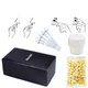 Portable Painless Nose Wax Kit For Men & Women Nose Hair Removal Wax Set Paper-Free Nose Hair Wax