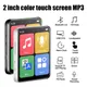 2.0 Inch Full Screen MP3 Walkman Student Version Mini Ultra-thin Bluetooth Portable Touch Screen