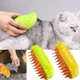 Cat Dog Grooming Comb Electric Spray Water Spray Kitten Pet Comb Soft Silicone Depilation Cats Bath