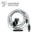 MOONDROP CHU II DSP Headphones High Performance Dynamic Driver USB-C In-ear Monitors TYPE-C With