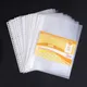 50pcs B5 Transparent Plastic Clip File Folder Inner Page Sheet 5C Thickness Folder Bag 26Holes Loose