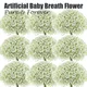 12-50Pcs Baby Breath Artificial Flowers 52cm Real Touch Gypsophila Bouquet for Wedding Baby Shower