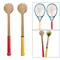 Tennis Sweet Spot racchetta cucchiaio da Tennis in legno Swing Training racchetta precisione pratica