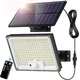 172LED Solar Light Outdoor Waterproof with Motion Sensor Floodlight Remote Control 3 Modes for Patio