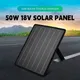 Solar Panel 50W Trickle Charger For Car Battery Solar Battery Maintainer Car Truck Boat RV