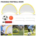 2Pcs Folding Football Goal Net Portable Soccer Training Goal Net Tent Kids Indoor Outdoor Play Toys