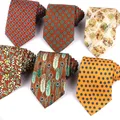 Floral Print Ties For Men Women Printing Pattern Neck Tie For Party Business Paisley Neckties