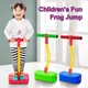 Children Growing Bounce Sense Training Pogo Stick Jumper Tall Foam Frog Toy Jumping Stilts Shoes