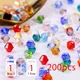 Buy 1 And Get 1 Free 4mm Shiny Crystal Beads Bicone Beads Glass Beads Loose Spacer Beads for