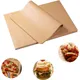 LMETJMA 100 Pcs Parchment Paper Baking Sheets Non-Stick Precut Baking Parchment Baking Paper Will