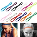 1 PC Women Men Yoga Hair Bands Sports Headband Candy Color Girls Sport Anti-slip Elastic Rubber