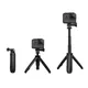 Mini Extendable Tripod Foldable Tripod Portable Monopod for Go Pro Hero 12 11 10 Black Session Osmo