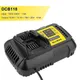 New Upgrade 3/4.5A DCB118 battery charger for Dewalt Battery 10.8V 12V 14.4V 18V 20V DCB200 DCB101