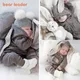 Bear Leader Boys Long Sleeved Clothing Baby Children's Big Ears Rabbit Bodysuit Girl Baby Hooded