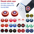 4pcs Silicone Joystick Thumb Grips Protector Rocker Cap for XBOX Series X for PS5 NS PRO Controller