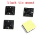 Cable tie mount black Zip Tie car Cable Wire Removable Self Adhesive cable tie base Wall Holder