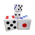 20cm Creative Dice Cloth Doll Pillow Plush Toys Children Gift Activities Fun Games Dice Game Toys on