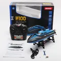 H100 24GHz 4 Channel High RC Boat 30km/h Racing Boat with LCD Screen Children Gift for Lakes Pools