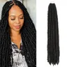 Alibaby 24Inch New Soft Locs Crochet Braids for Black Women Natural Butterfly Locks Pre -Looped Faux
