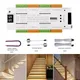 V2 Stair LED Motion Sensor Controller 32 Channels Indoor Stairway PIR Night Light Dimmer DC 12V 24V