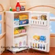 Dollhouse Miniature Fridge Cooking Bench Refrigerator Freezer Toys Kitchen Home Decoration Furniture