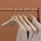 1pc Natural Camphor Wood Hanger Wardrobe Clothing Wide Shoulder Suit Clothes Hang Non-slip Clothes