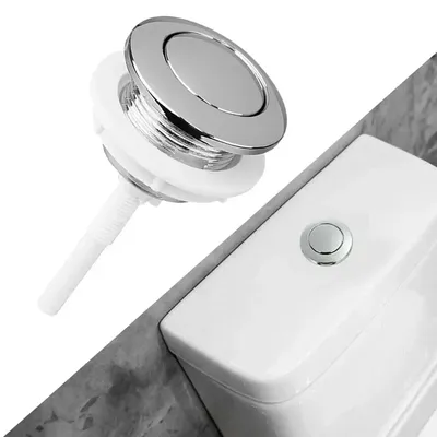 Universal 38mm Bathroom Toilet Push Button Single Flush Button Toilet Water Tank Button For Toilet Seat In Home/bathrooms/ Hotel