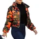 Women Down Jackets Autumn And Winter Jacket Long-Sleeved Lapel Double-Faced Fleece Casual Coat