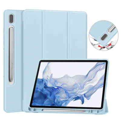 Smart Funda For Samsung Galaxy Tab S11 ultra 14.6 Case Galaxy Tab S8 S10 S9 ultra 14.6 X910 X916 x918 with S Pen holder cover