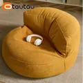 OTAUTAU Outdoor Bean Bag Cover Without Filler Waterproof Beanbag Pouf Chair Garden Beach Pool Puff