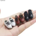 New 1 Pair Ob11 Doll Toy Bright Leather Shoe For 1/12 Doll Handmade Cute BJD Doll Casual Shoes Girls