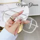 Minus Sight Glasses for Women Unisex Double Beam Square Myopia Glasses Anti Blue Light Short Sight